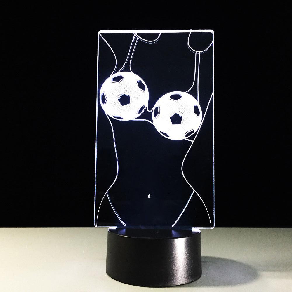 Soccer Bikini LED Lamp-3D Optical Lamp