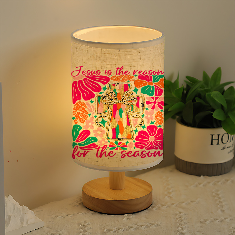 A Modern USB powered Linen Lamp with a Unique Design and Exquisite Patterns