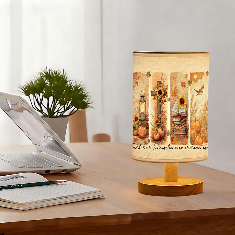 USB-powered Linen Lamp Gift for Family