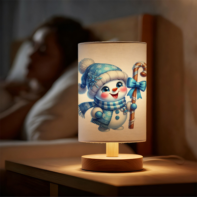 Modern USB-Powered Linen Lamp with Unique Design and Exquisite Patterns