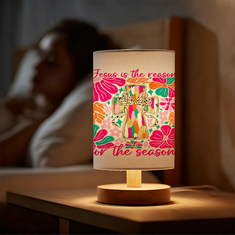 A Modern USB powered Linen Lamp with a Unique Design and Exquisite Patterns