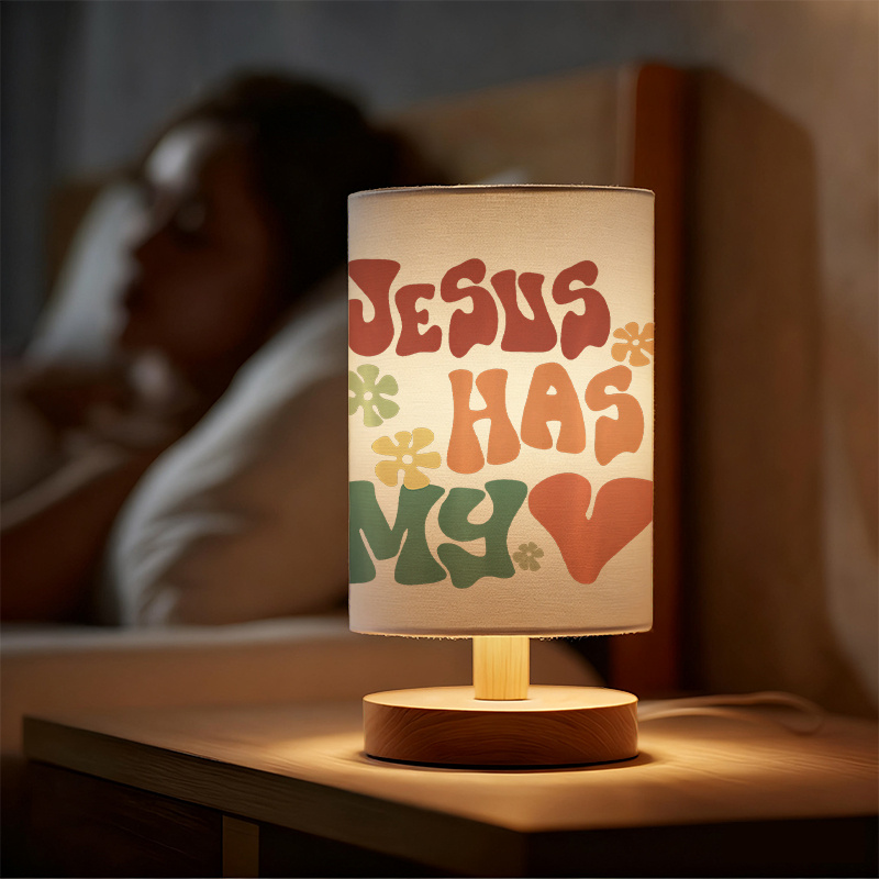 Modern USB powered Linen Lamp with Design and Exquisite Patterns