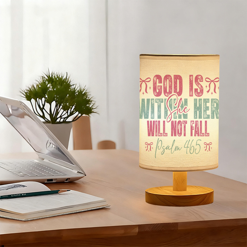 Modern USB-Powered Table Lamp with Bulb - USB Plug-in Bedside