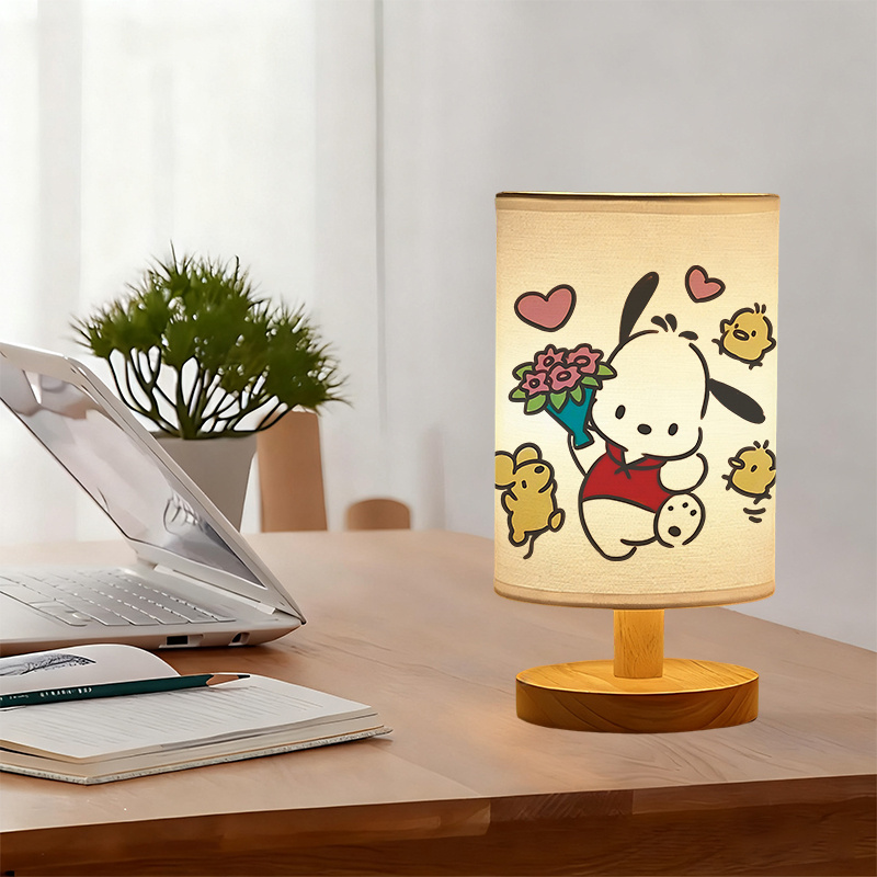 A Modern Sanrio USB Powered Linen Lamp