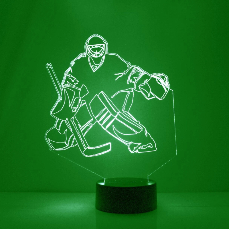 Personalized Anaheim Ducks Goalie Sports Fan Lamp