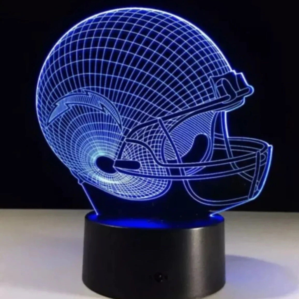 Los Angeles Chargers LED Helmet Lamp