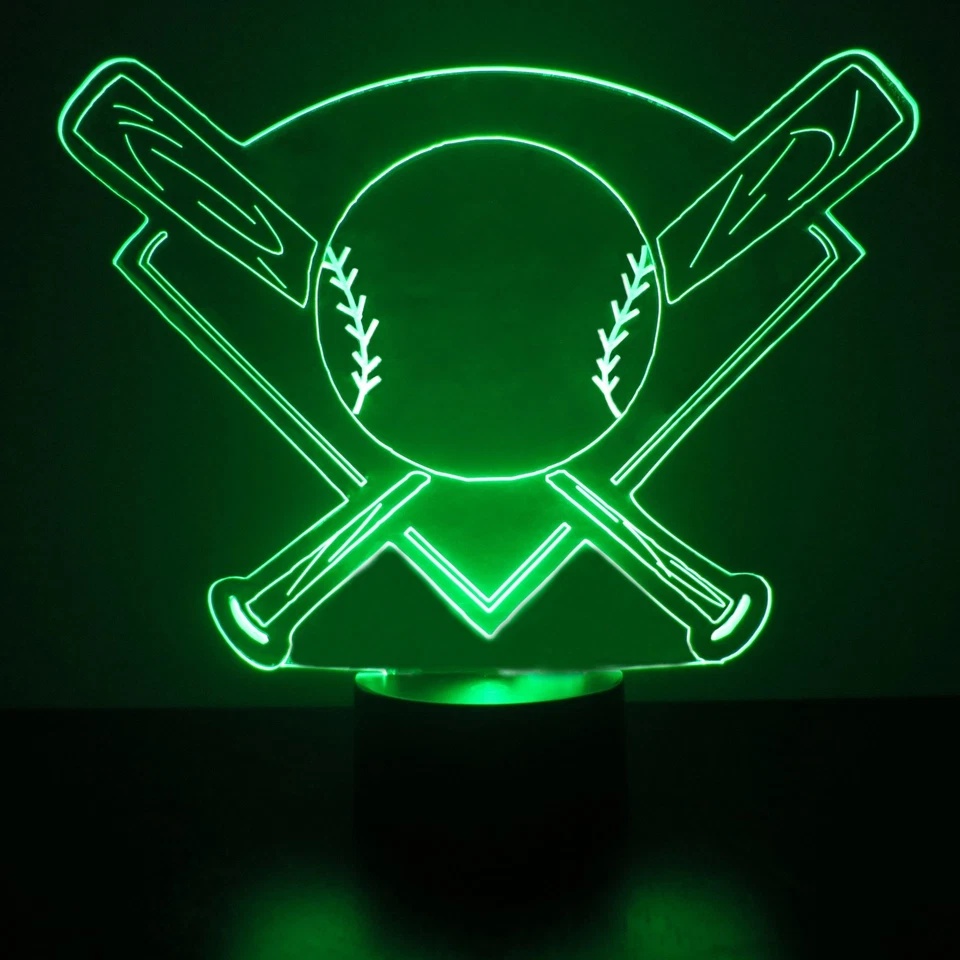 Custom Las Vegas Golden Knights Themed LED 3D Lamp