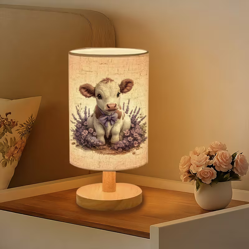 Modern USB-Powered Linen Lamp | Unique Design, Exquisite Patterns, Ideal for Bedside and Living Room Ambiance