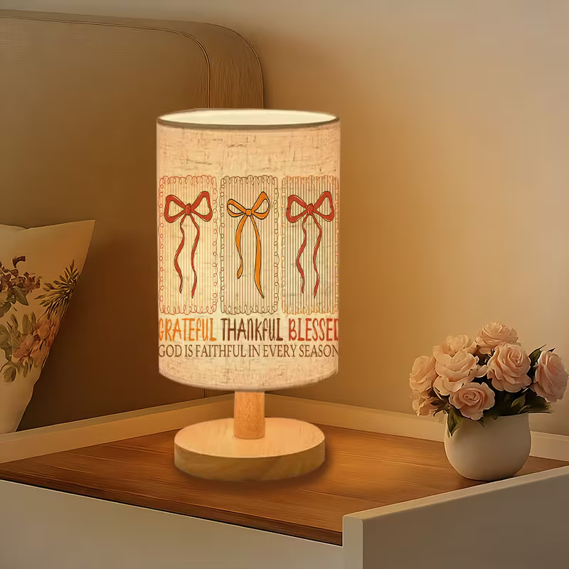 Modern USB-powered Linen Lamp with a Unique Design1