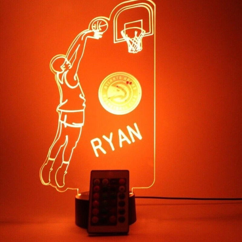 Atlanta Hawks NBA Basketball Player Sports Light Up Lamp