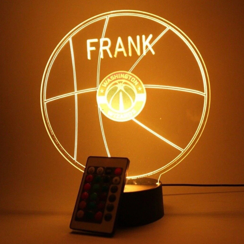 Washington Wizards NBA Basketball Sports Fan Light Up Lamp
