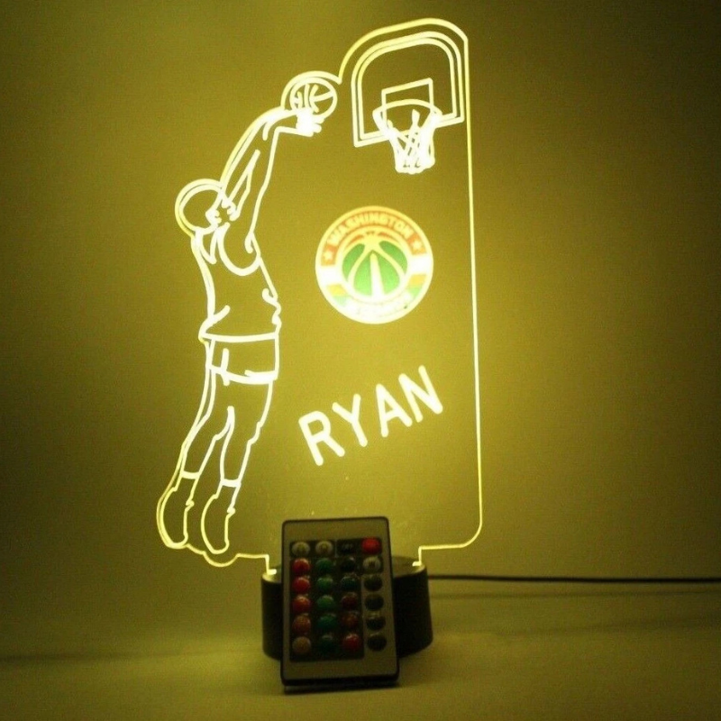 Washington Wizards NBA Basketball Player Fan Light Up Lamp