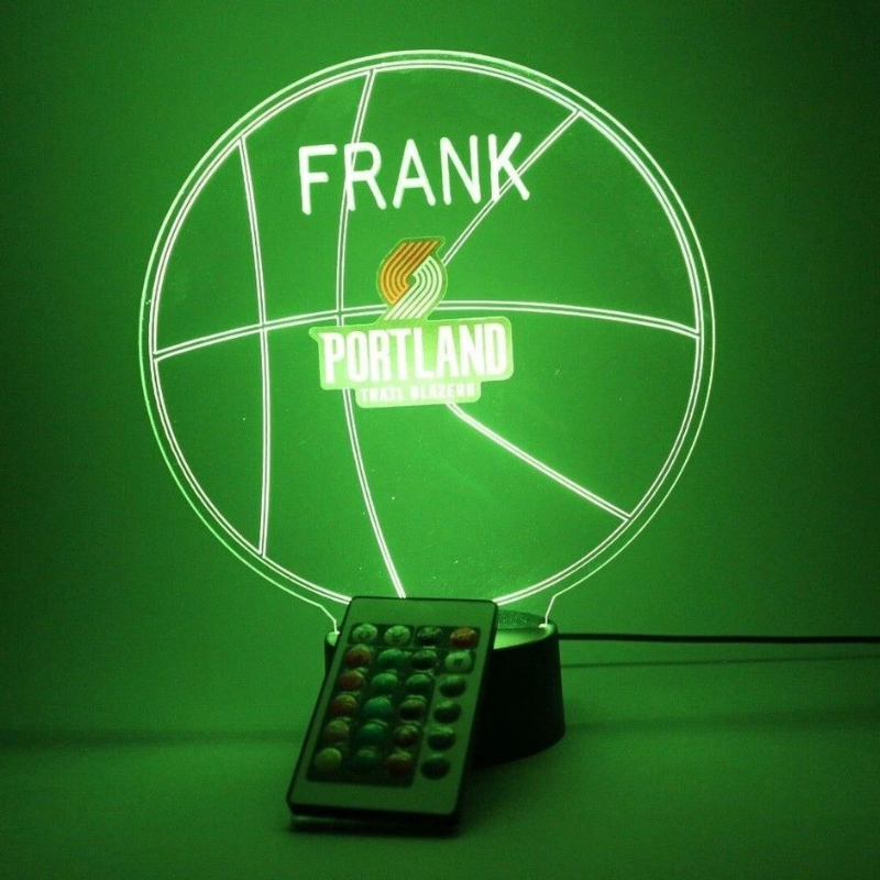 Portland Trail Blazers NBA Basketball Sports Light Up Lamp