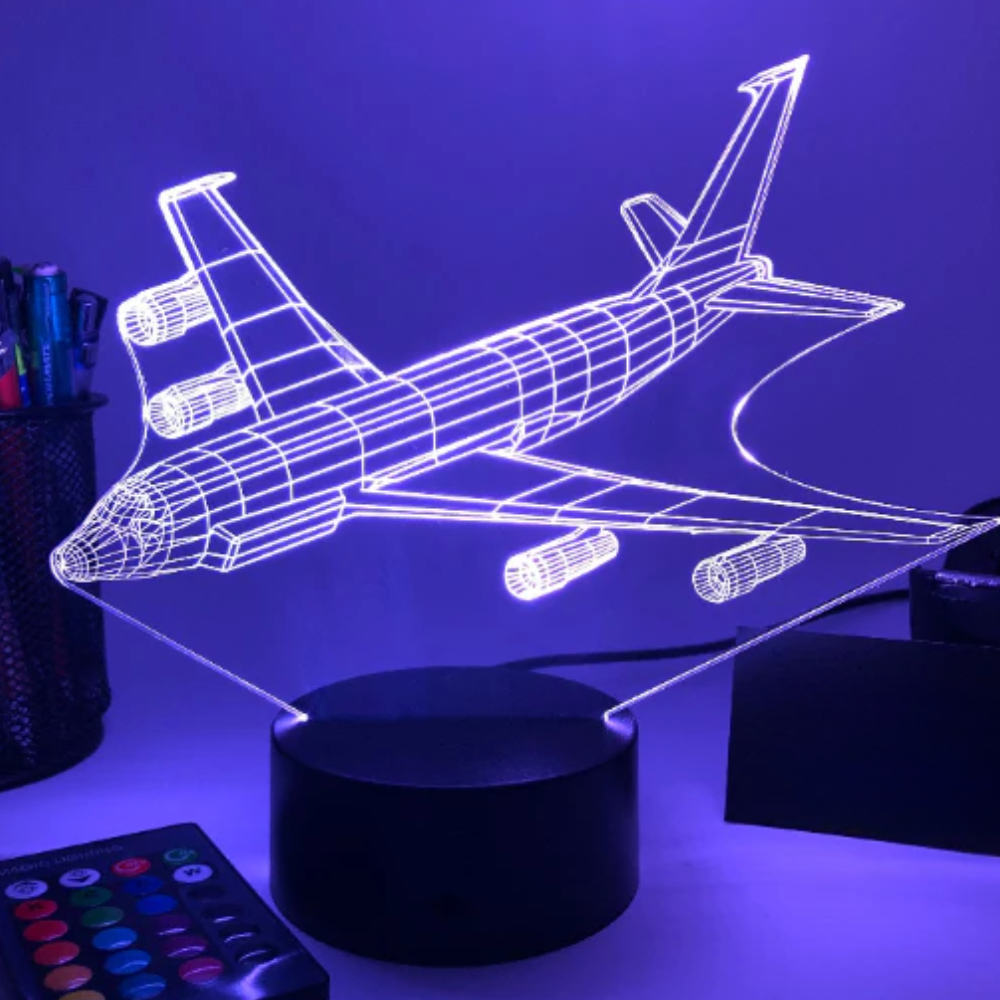 Airplane Illusion LED Lamp-3D Optical Lamp