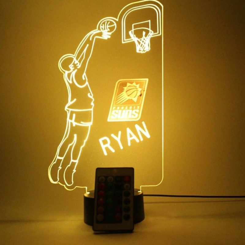 Phoenix Suns NBA Basketball Player Sports Light Up Lamp