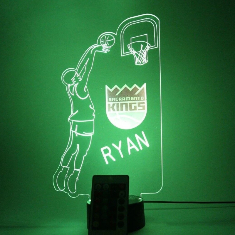 Sacramento Kings NBA Basketball Player Sport Light Up Lamp