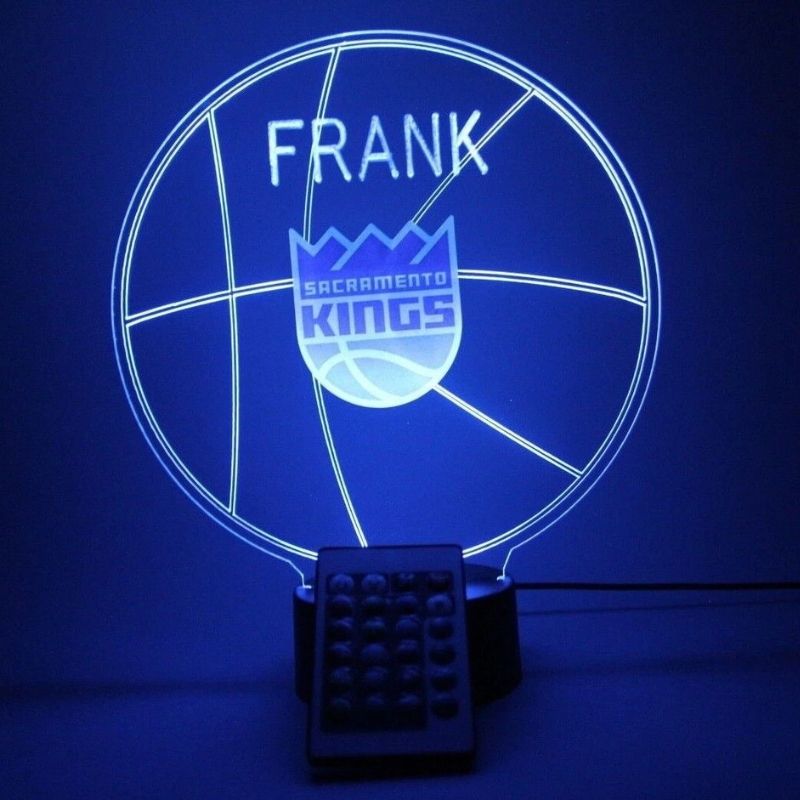 Sacramento Kings NBA Basketball Sports Light Up Night Lamp