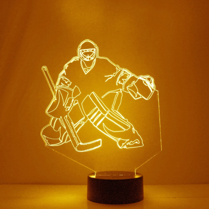 Personalized Pittsburgh Penguins Goalie Light Lamp
