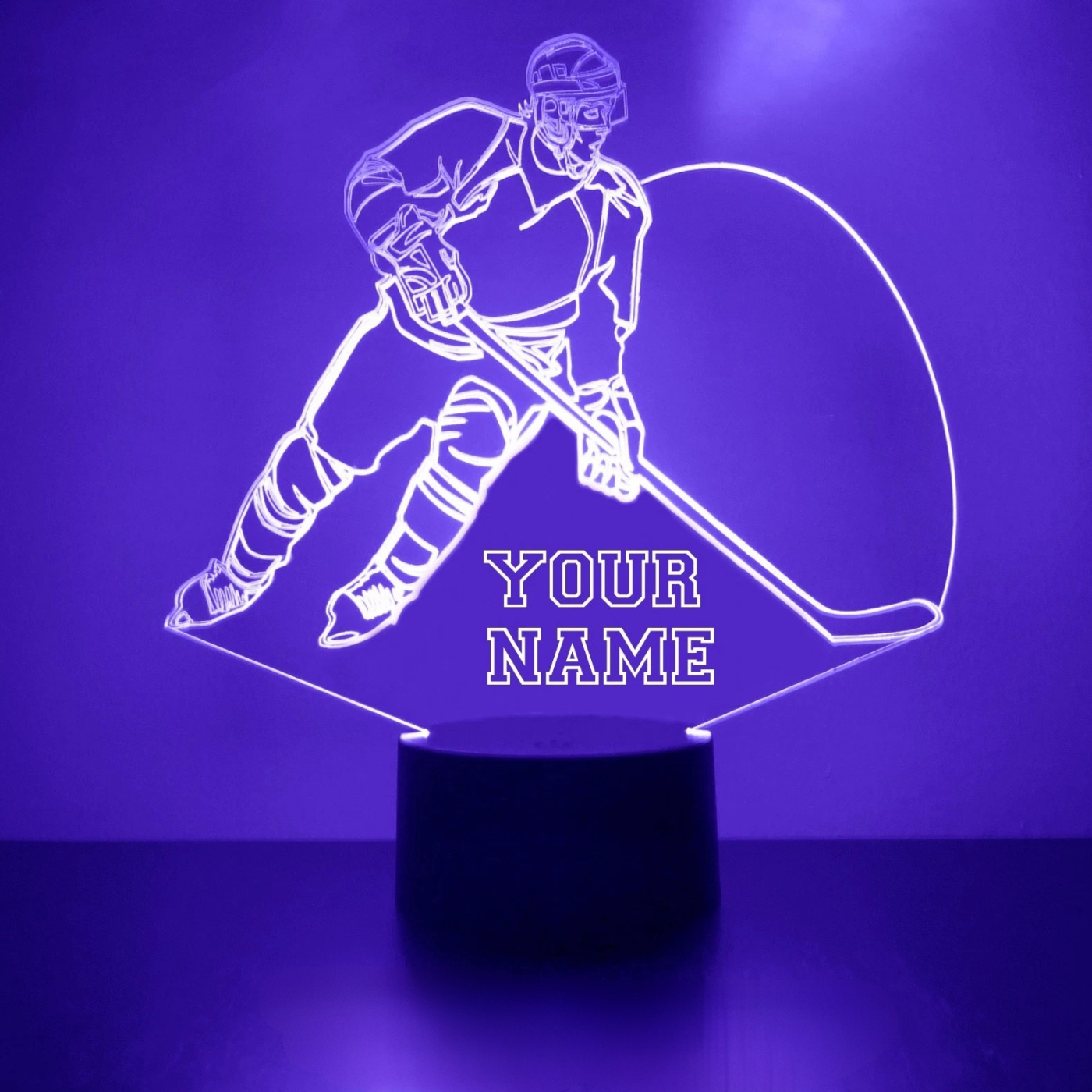 Florida Panthers Night Light, Personalized FREE Hockey LightLED Sports Fan Lamp