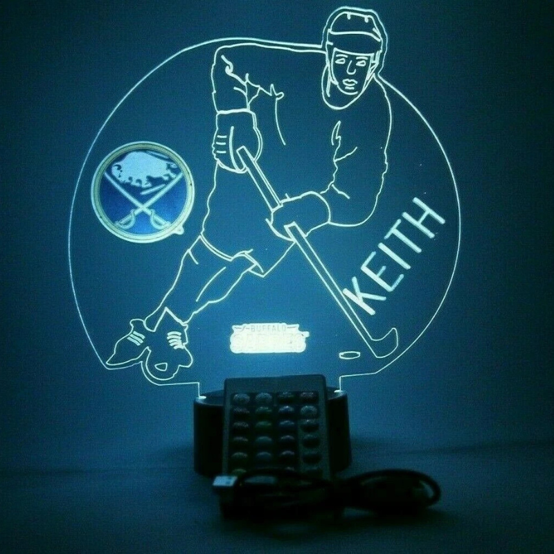 Buffalo Sabres NHL Hockey Player Sport Light Up Night Lamp