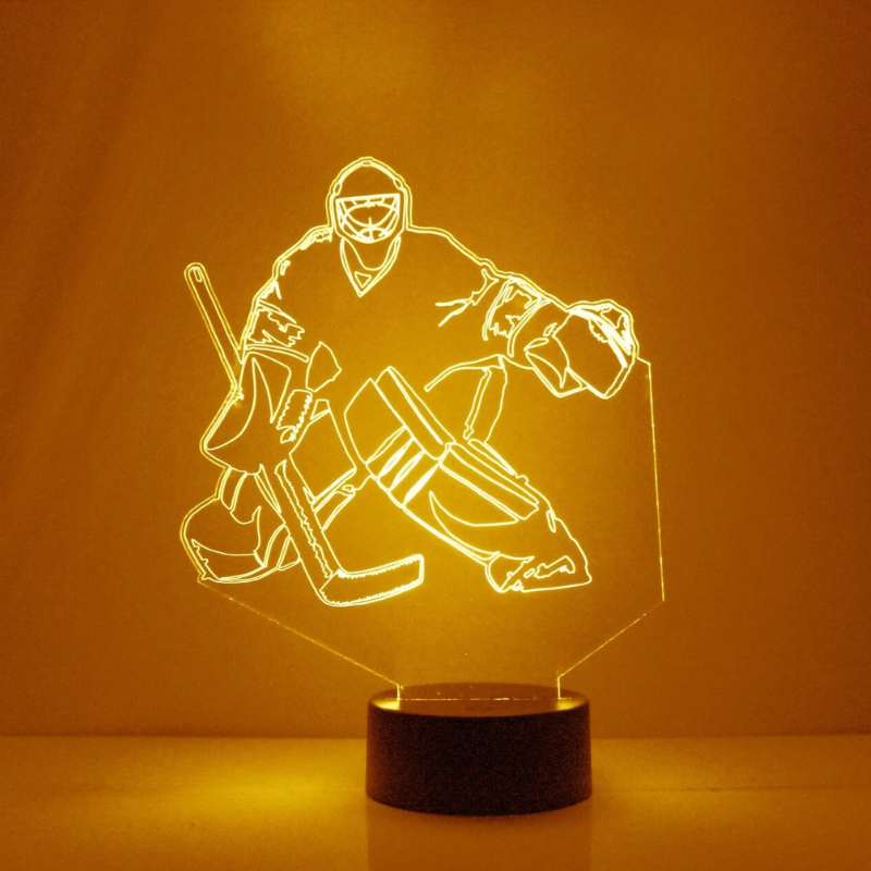 Personalized Washington Capitals Goalie Lamp 