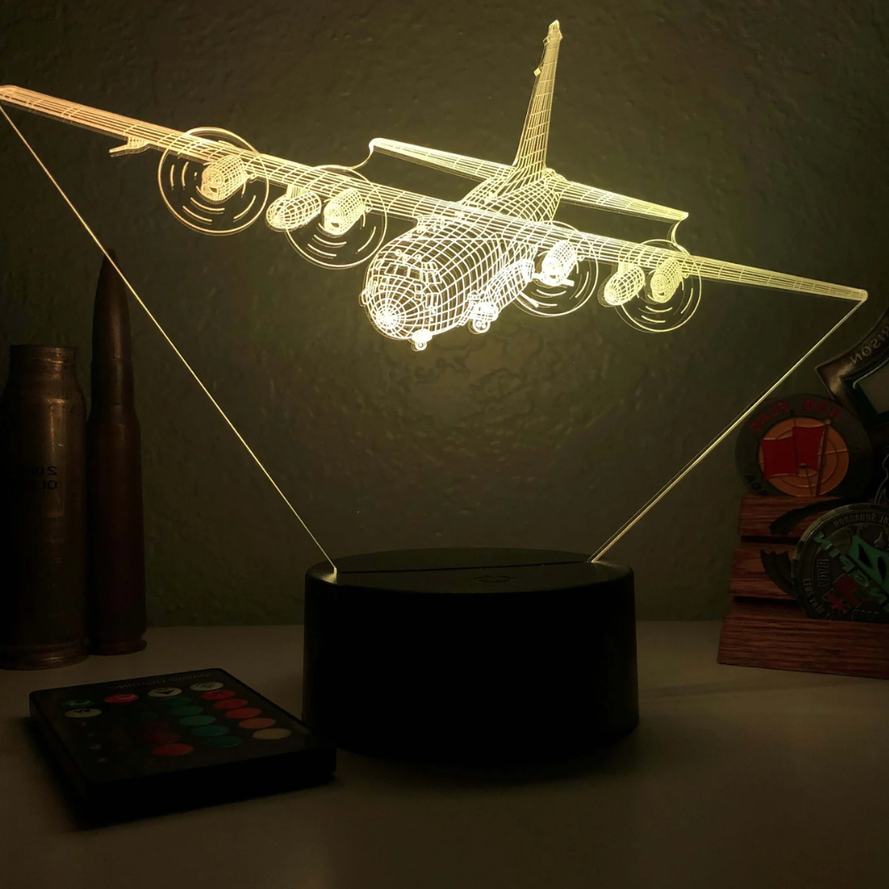 Aircraft Themed Illusion LED Lamp