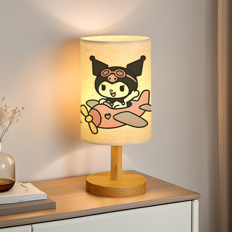 A modern Sanrio USB-powered linen lamp with a creative design