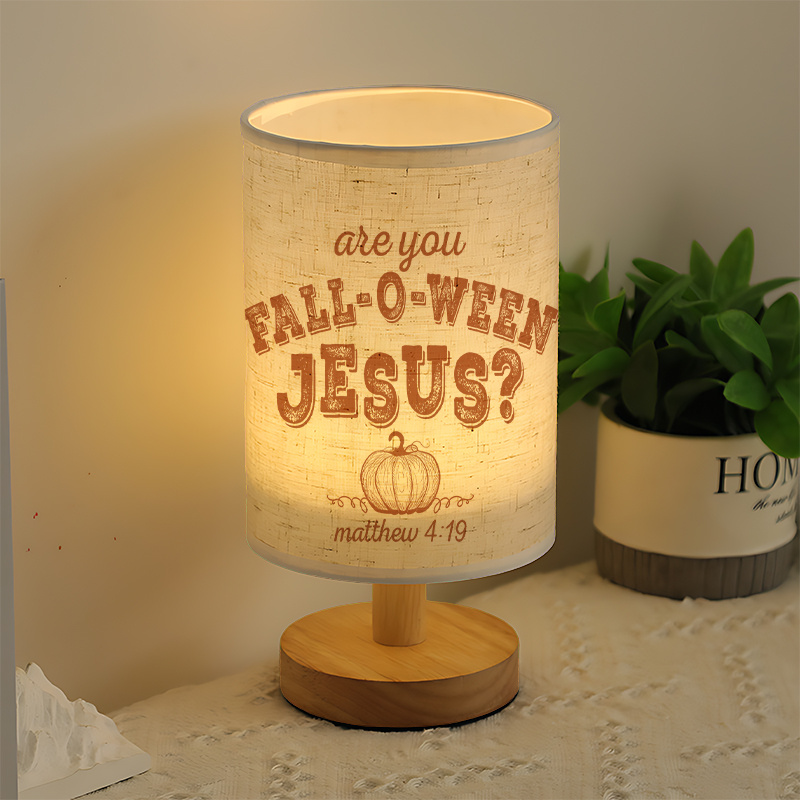 A Modern USB powered Linen Lamp with a Unique Design and Exquisite Patterns