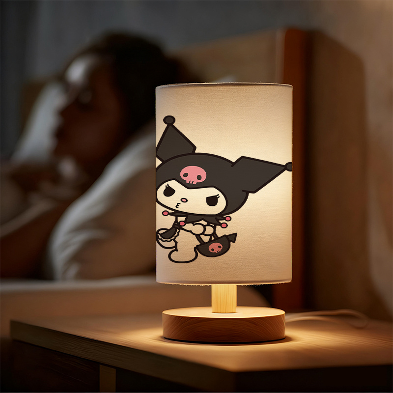 Modern USB-powered Linen Table Lamp | Featuring Creative Patterns, Perfect for Bedside Decoration
