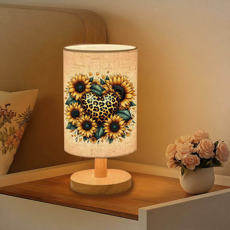 A Modern USB-powered Linen Lamp with a Unique Design and Exquisite Pattern