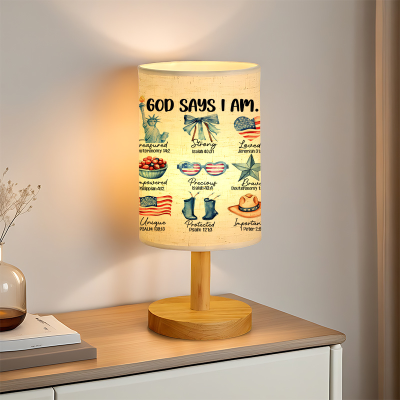 A Modern USB Powered Linen Lamp 