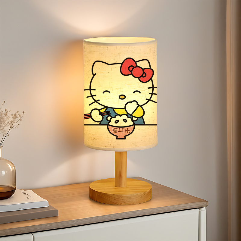A Modern Sanrio USB Powered Linen Lamp