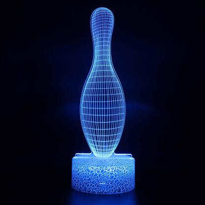 Bowling Pin Illusion Lamp-3D Optical Lamp