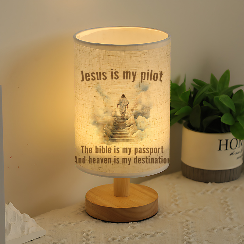 A Modern USB powered Linen Lamp with a Unique Design and Exquisite Patterns