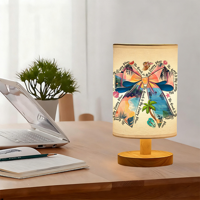 Modern USB powered Linen Lamp with Unique Design and Patterns