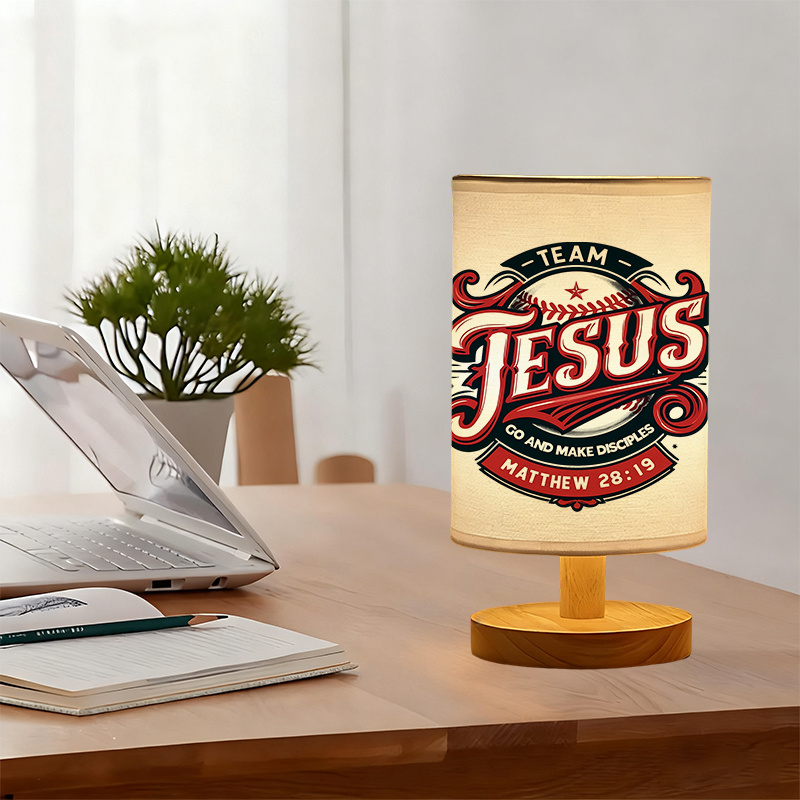 A Modern USB-powered Linen Lamp with a Unique Design and Exquisite Patterns