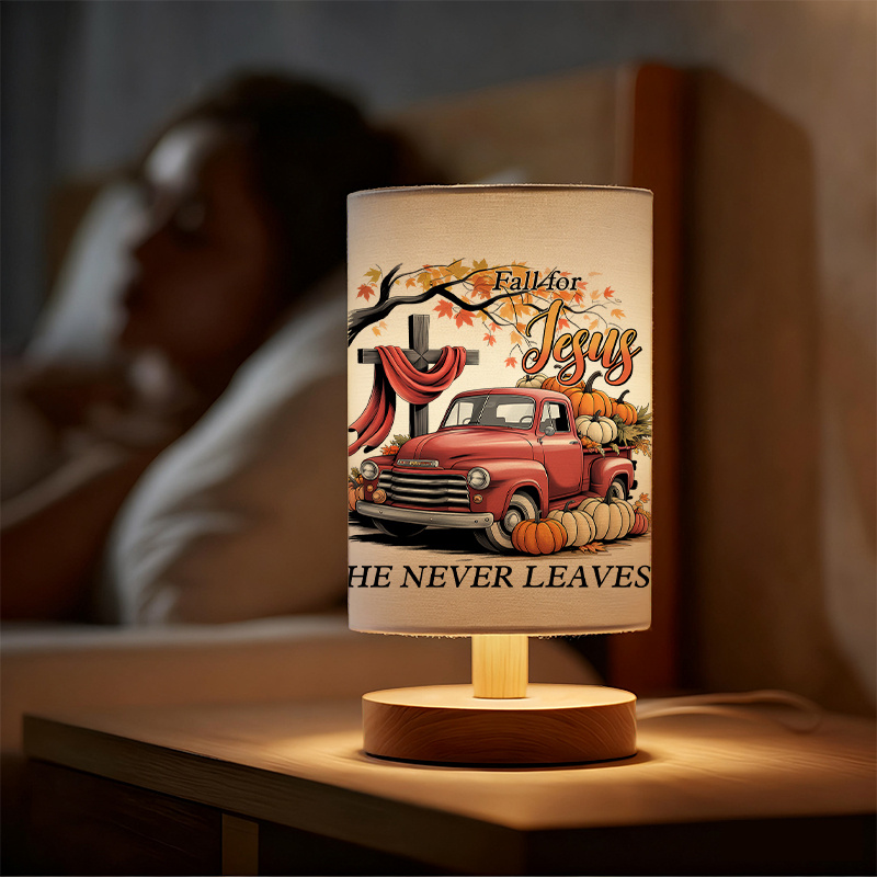 A Modern USB powered Linen Lamp with a Unique Design and Exquisite Patterns