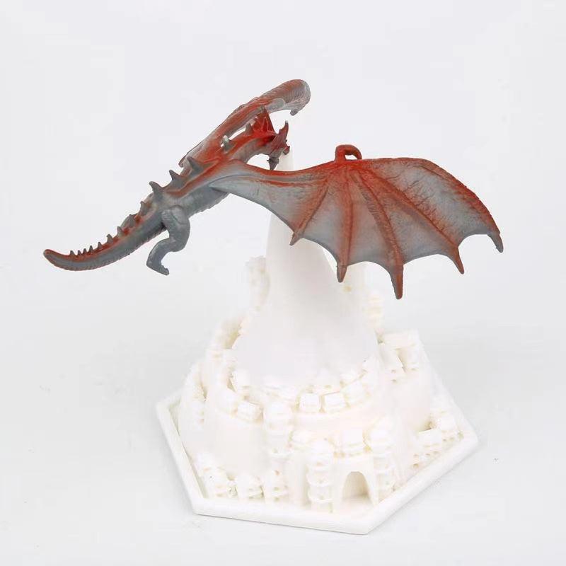 Volcanic Dragon Figurine Decor-3D Optical Lamp