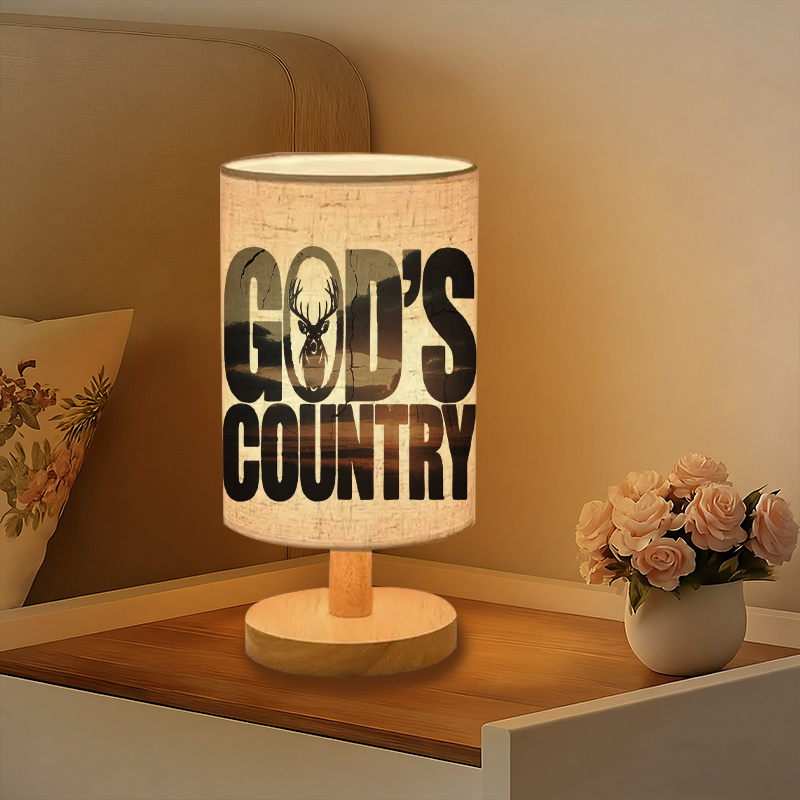 USB-powered Linen Lamp with a Unique Design and