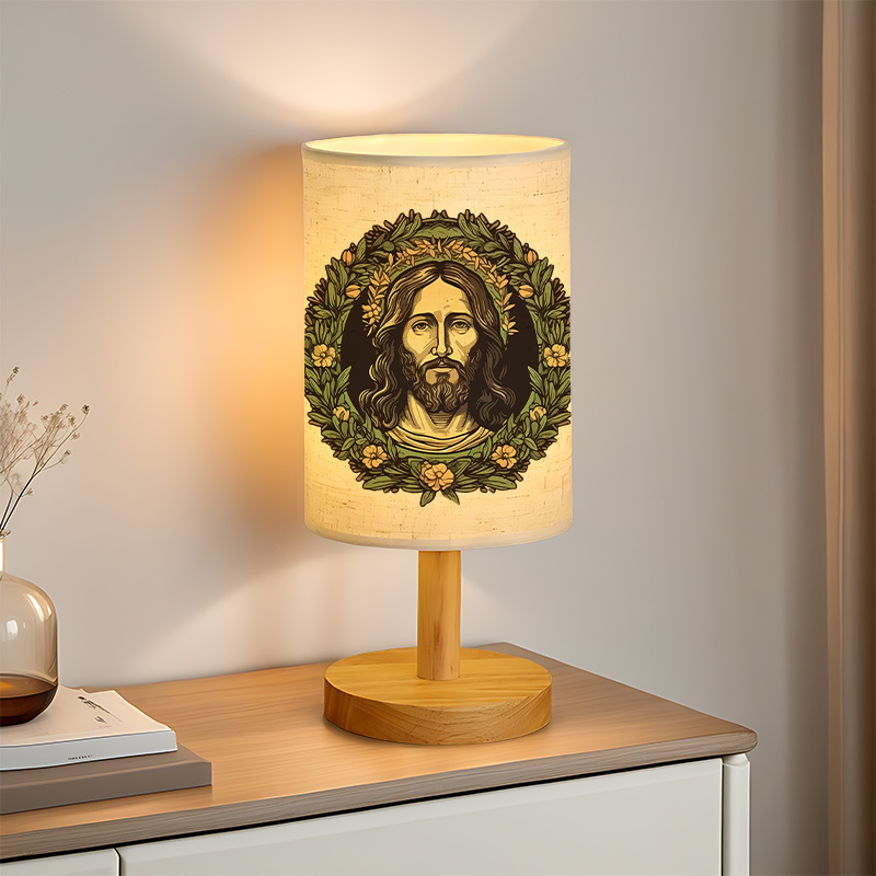 Modern USB-powered Linen Lamp with a Unique Design48
