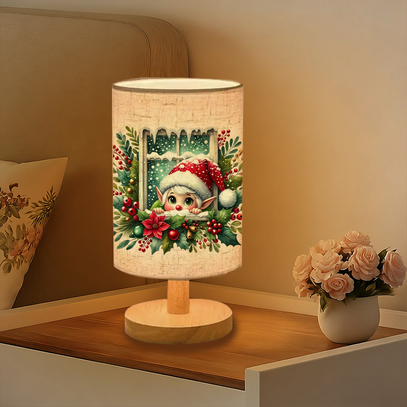  USB-powered linen lamp gift for friends