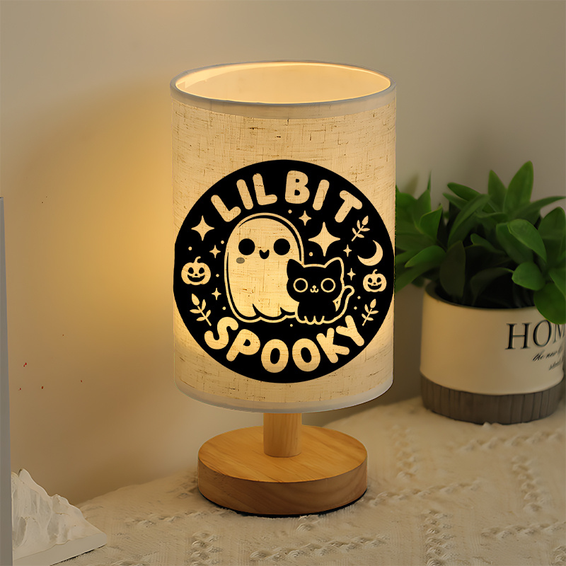 Modern USB-powered Linen Table Lamp Cozy Atmosphere