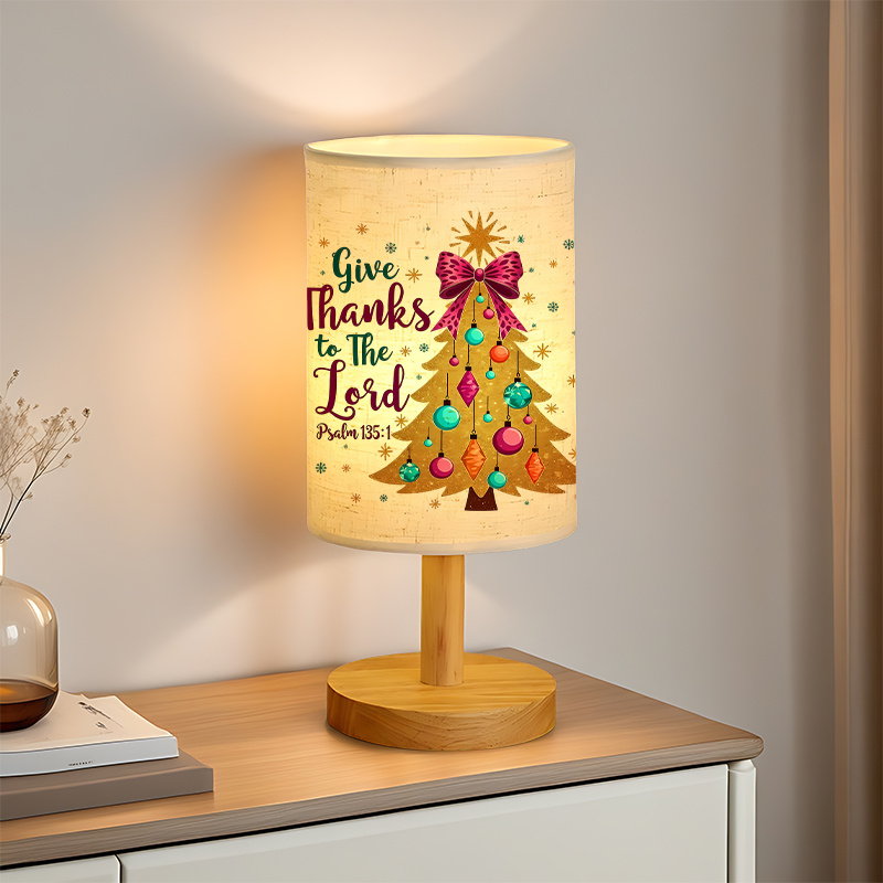 A Modern USB-powered Linen Lamp with a Unique Design and Exquisite Patterns