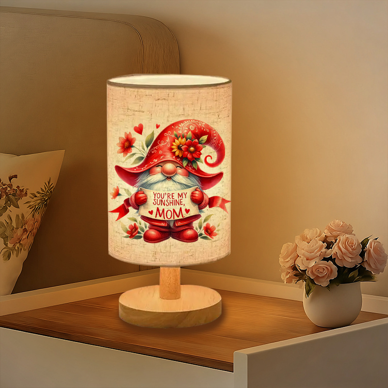 A Modern USB-powered Linen Lamp with a Unique Design and Exquisite Pattern