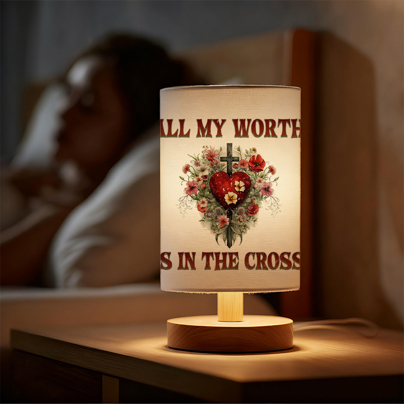 Modern USB-Powered Linen Lamp | Unique Design