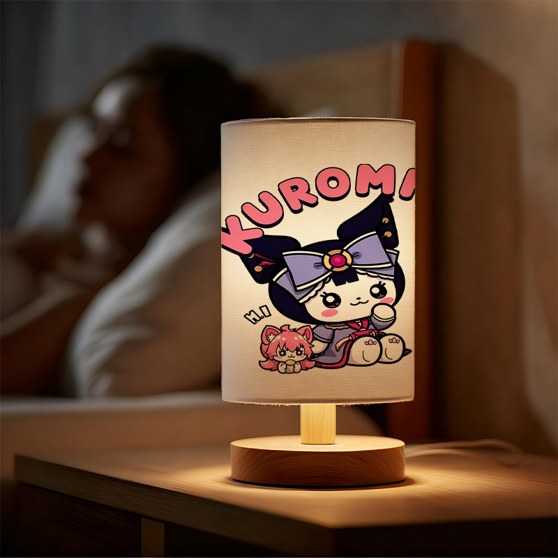 Kuromi Themed Bedside Lamp 