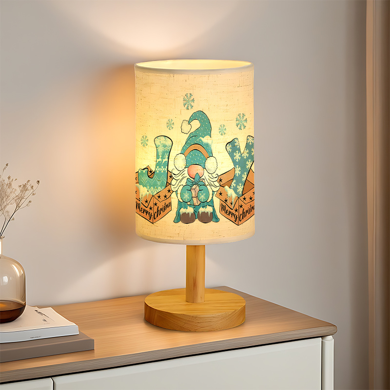 A Modern USB-powered Linen Lamp with a Unique Design and Exquisite Patterns