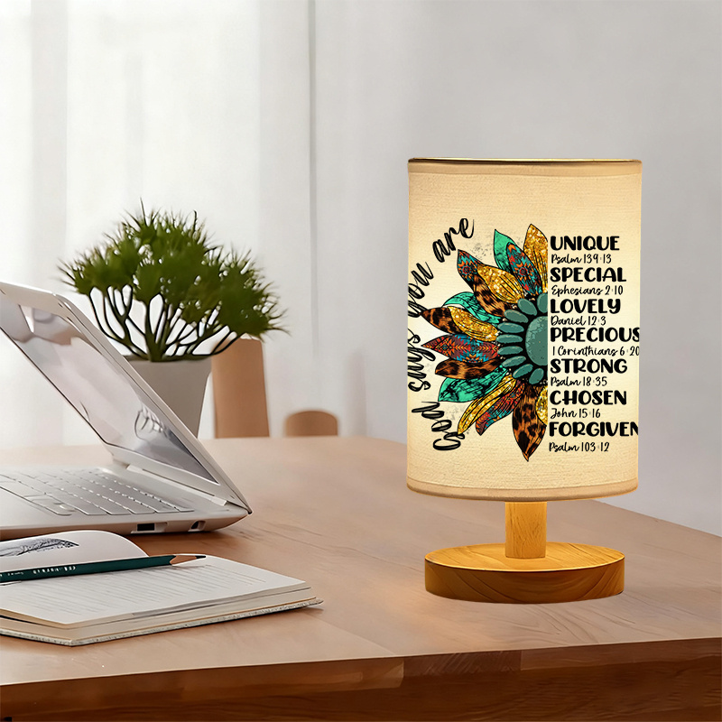 Modern USB-powered Linen Lamp with a Unique Design22