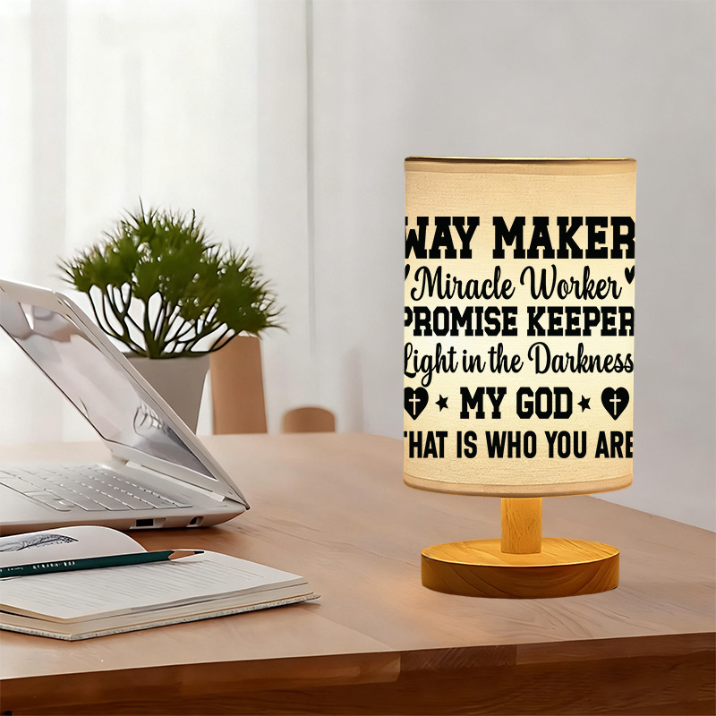 USB-Powered Linen Lamp Unique Design