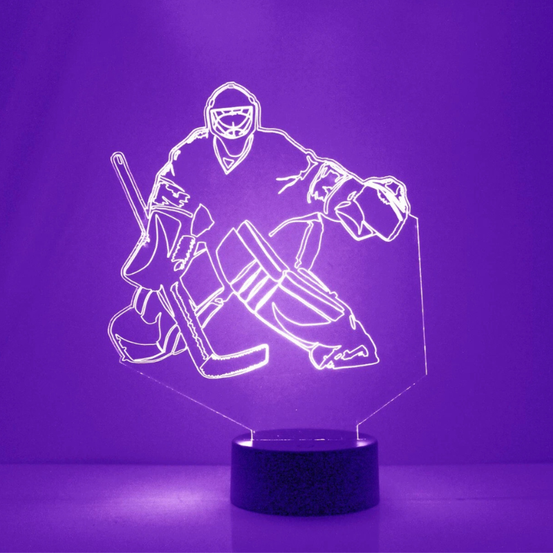 Personalized Anaheim Ducks Goalie Sports Fan Lamp